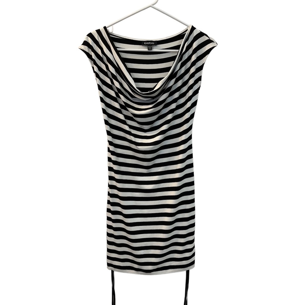 bebe Sleeveless Fitted Dress